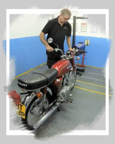 Simon Druce of Autofix - Motorbike MOT